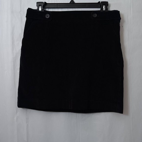 BANANA REPUBLIC WOMEN'S COTTON BLEND CORDUROY MINI SKIRT - Picture 2 of 11